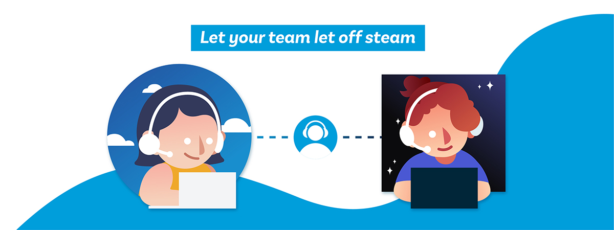Let your team let off steam