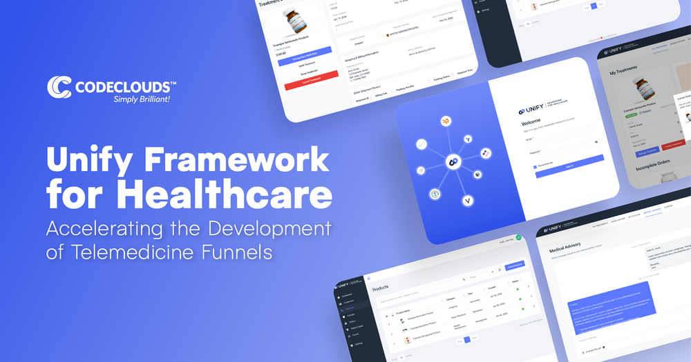 Telemedicine Funnel Development Made Easy with Unify Framework