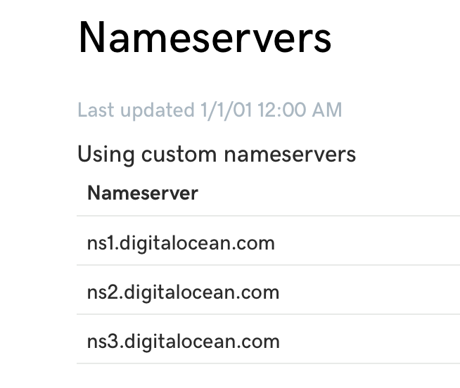 Google Domains Nameservers