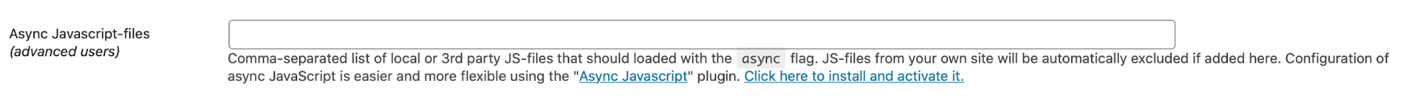 Additional critical CSS plugin