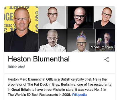 Knowledge Card for Heston Blumenthal